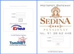 Przykładowe ekrany logowania do usługi HOTSPOT